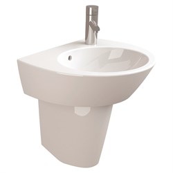 Раковина подвесная 50 Sanitana POP с полупьедесталом - фото 75400