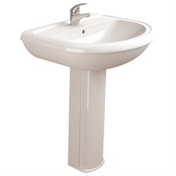 Раковина подвесная 66 Sanitana REGINA с пьедесталом - фото 75503