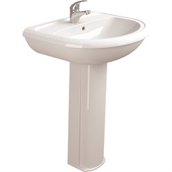 Раковина подвесная 60 Sanitana REGINA с пьедесталом - фото 75511