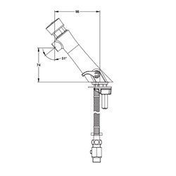 Порционный смеситель Presto Neo 68401 для раковины - фото 75898