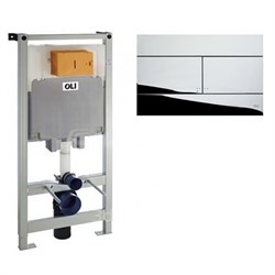 Комплект подвесного унитаза POP ART с сидением slim (микролифт) + инсталляцией и панелью управления - фото 75914