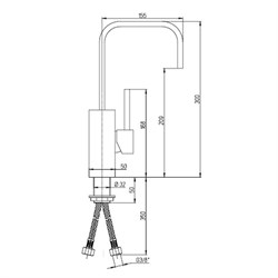 Смеситель Paini Dax-R 84CR254 для раковины - фото 75923