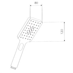 Душевая лейка Paini Ravenna RVCR155 - фото 75959
