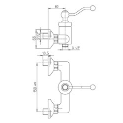 Смеситель для душа Paini Duomo 88F3511 - фото 75996