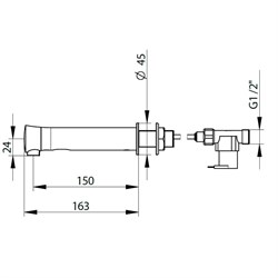Бесконтактный кран Presto NEO 57004 - фото 76006
