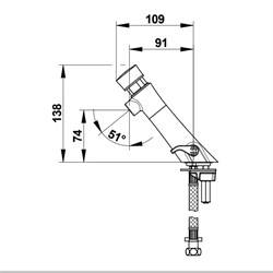 Порционный смеситель Presto NEO 68402 для раковины - фото 76050