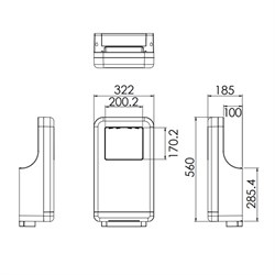 Бесконтактная сушилка для рук Presto 60362 - фото 76100