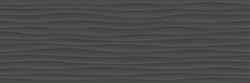 M1AG Плитка Eclettica Anthracite Struttura Wave 3D 40x120 - фото 77398
