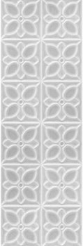 Плитка Lissabon рельеф квадраты серый 25х75 - фото 79079