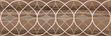 Настенная плитка декор Модерн Марбл 1664-0007 20х60 темная - фото 79618