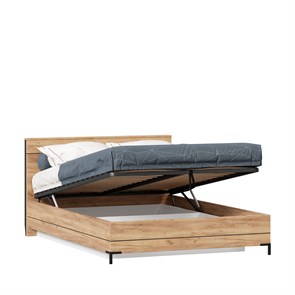 Кровать двуспальная 1400 с подъемным механизмом Норд (Дуб Золотой)
