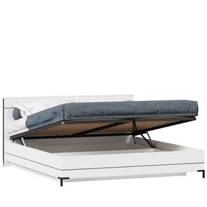 Кровать двуспальная 1800 с подъемным механизмом Норд (Белый/Статуарио)