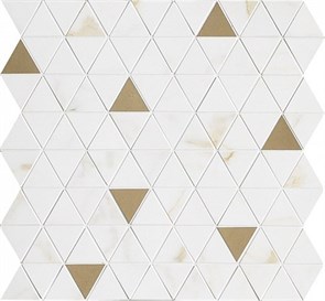 Мозаика Marazzi  Allmarble Wall Golden White Sat.Mosaico Tria 40х43