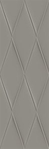 Плитка Cersanit  Vegas рельеф серый 25х75