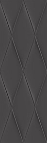 Плитка Cersanit  Vegas рельеф черный 25х75