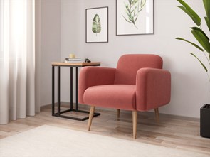 Кресло Уилбер (Тёмно-розовый, ткань UNI IDEA 1032)