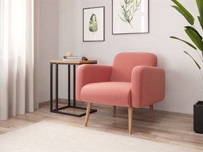 Кресло Уилбер (Светло-розовый, ткань UNI IDEA 1031)