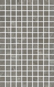 MM6434 Кантата мозаичный серый глянцевый 25x40x0,8 декор