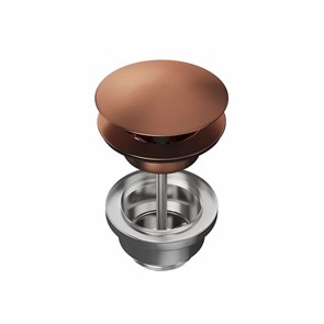 24686KM.59.067 Донный клапан для раковины, брашированная медь, pvd