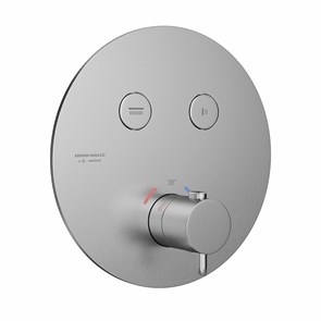 70426EXKM.50.050 Встраиваемый термостатический кнопочный смеситель для душа ETERNA на 2 пот. нержавеющая сталь
