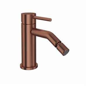 69623XKM.59.067 Смеситель для биде ETERNA однорычажный с донным клапаном 3/8_, бр. медь