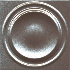 KMD2OBE003BR Арль металл глянцевый структура обрезной 20x20x0,95 декор