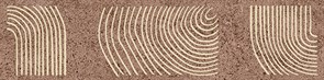 KMB2TGL006BR Руссильон коричневый матовый обрезной 30x7,2x0,9 бордюр
