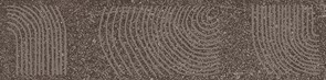 KMB2TGL007BR Руссильон коричневый тёмный матовый обрезной 30x7,2x0,9 бордюр