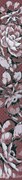 Аллегро бордовый Бордюр (56-03-47-100-1) 5х40 