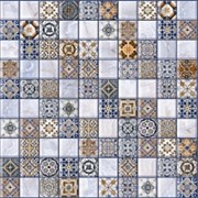 Орнелла арт-мозаика синий 5032-0200 30х30 