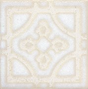 STG\B406\1266 Вставка Амальфи орнамент белый