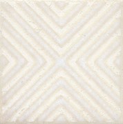 STG\B403\1266 Вставка Амальфи орнамент белый