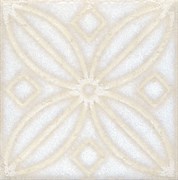 STG\B402\1266 Вставка Амальфи орнамент белый
