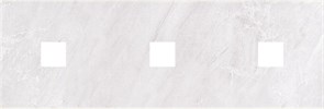 Мармара Декор (с 3-мя вырезами 5,6х5,6) серый
