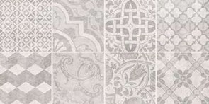 Bastion Декор с пропилами мозаика серый 08-03-06-453