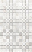 MM6359 Декор Гран Пале белый мозаичный 25х40