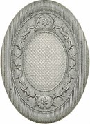 Medallon Yute Plata-Perla 14*10
