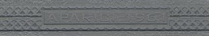 Бордюр керамич. STEEL GREY CF-A, 4,5x25,3
