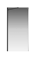 Боковая перегородка Creto Tenta 123-SP-100-C-B-8 стекло прозрачное EASY CLEAN, профиль черный, 100х200 см - фото 103099