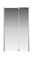 Душевая дверь Creto Tenta 123-WTW-120-C-CH-8 стекло прозрачное EASY CLEAN, профиль хром, 120х200 см - фото 103109