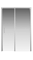 Душевая дверь Creto Nota 122-WTW-140-C-CH-6 стекло прозрачное EASY CLEAN профиль хром, 140х200см - фото 103130