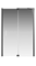 Душевая дверь Creto Tenta 123-WTW-140-C-B-8 стекло прозрачное EASY CLEAN, профиль черный, 140х200 см - фото 103156