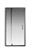 Душевая дверь Creto Astra 121-WTW-100-C-B-6 стекло прозрачное профиль черный, 100х195 см - фото 103166