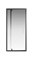 Душевая дверь Creto Astra 121-WTW-900-C-B-6 стекло прозрачное профиль черный, 90х195 см - фото 103169
