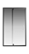 Душевая дверь Creto Astra 121-WTW-120-C-B-6 стекло прозрачное профиль черный, 120х195 см - фото 103178
