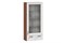 Шкаф кухонный настольный с витриной 600 Кантри (Ясень светлый) - фото 108200