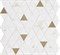 Мозаика Marazzi  Allmarble Wall Golden White Sat.Mosaico Tria 40х43 - фото 113558
