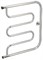Полотенцесушитель водяной Сунержа Лира 60 x 60 см, 00-0011-6060, хром - фото 114514