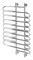 Полотенцесушитель водяной Сунержа Шарм 120 x 70 см, 00-0111-1270, хром - фото 114520