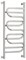 Полотенцесушитель водяной Сунержа Иллюзия+ 95 х 50 см, 00-0210-9550, хром - фото 114540